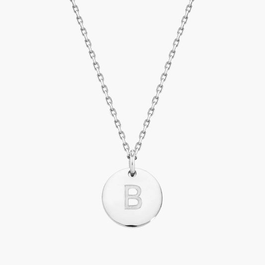 Initial Letter Pendant Necklace