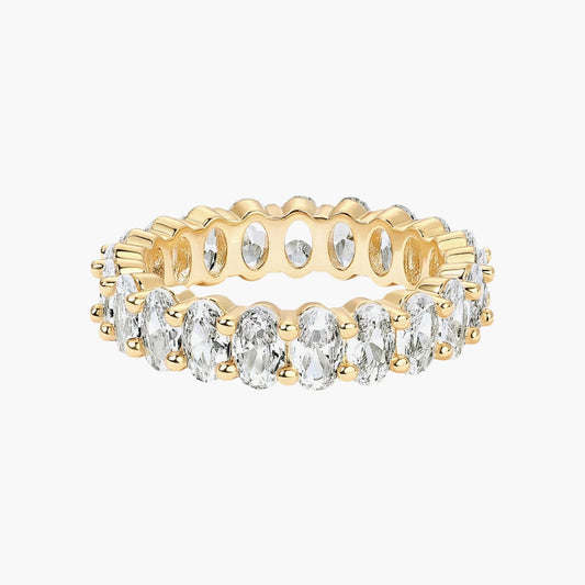 Oval Eternity Band