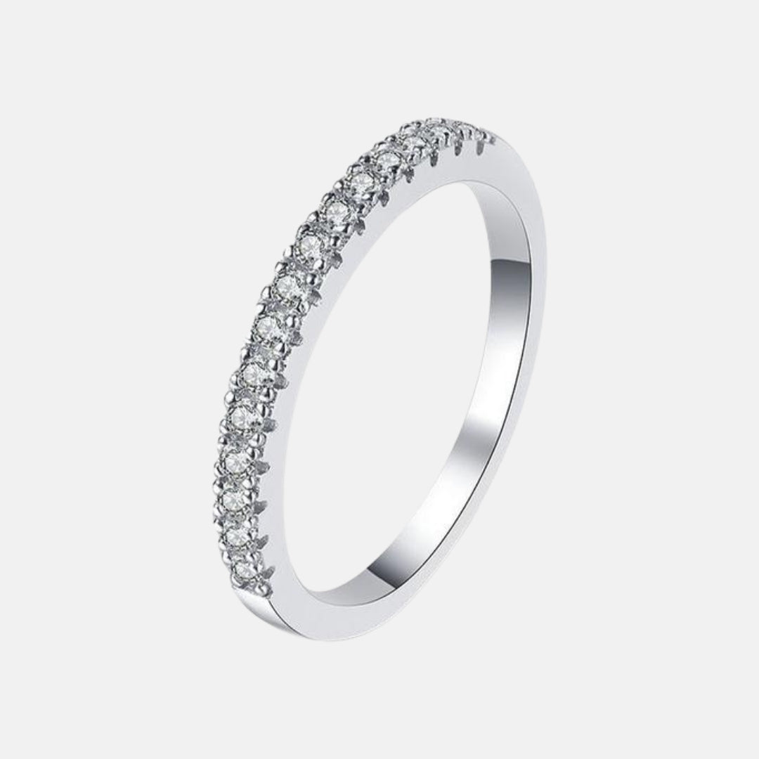 Moissanite Eternity Ring
