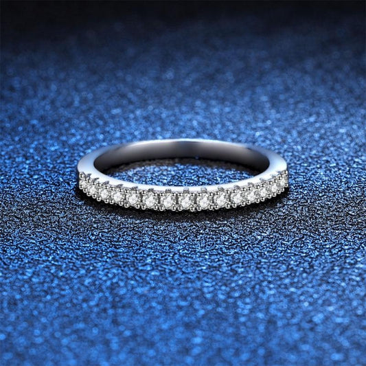 Moissanite Eternity Ring