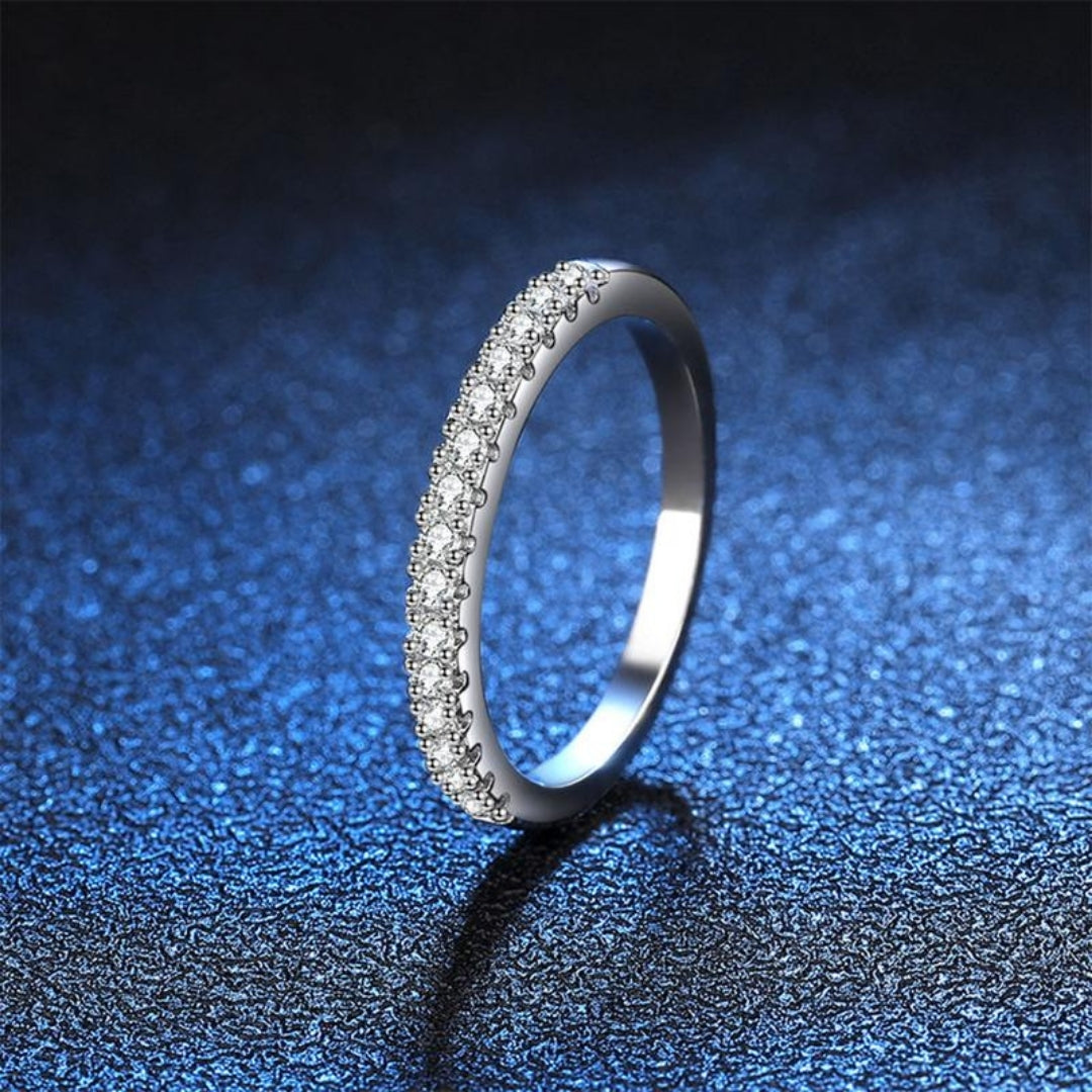 Moissanite Eternity Ring