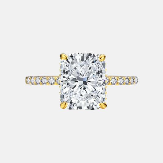 Radiant Moissanite Ring