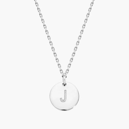 Initial Letter Pendant Necklace