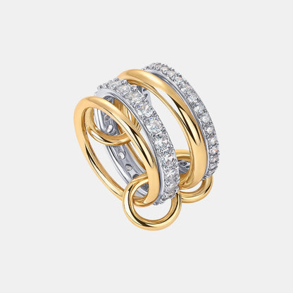 Interlocked Stackable Ring