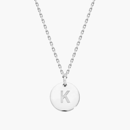 Initial Letter Pendant Necklace