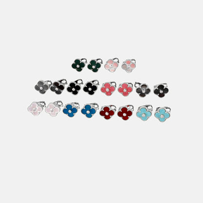 Four-Leaf Clover Stud Earrings