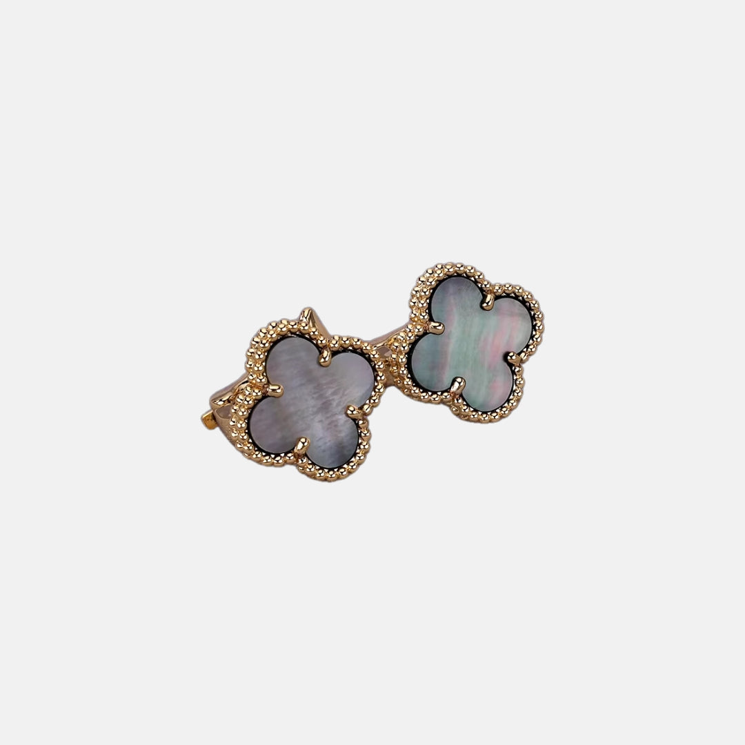 Four-Leaf Clover Stud Earrings