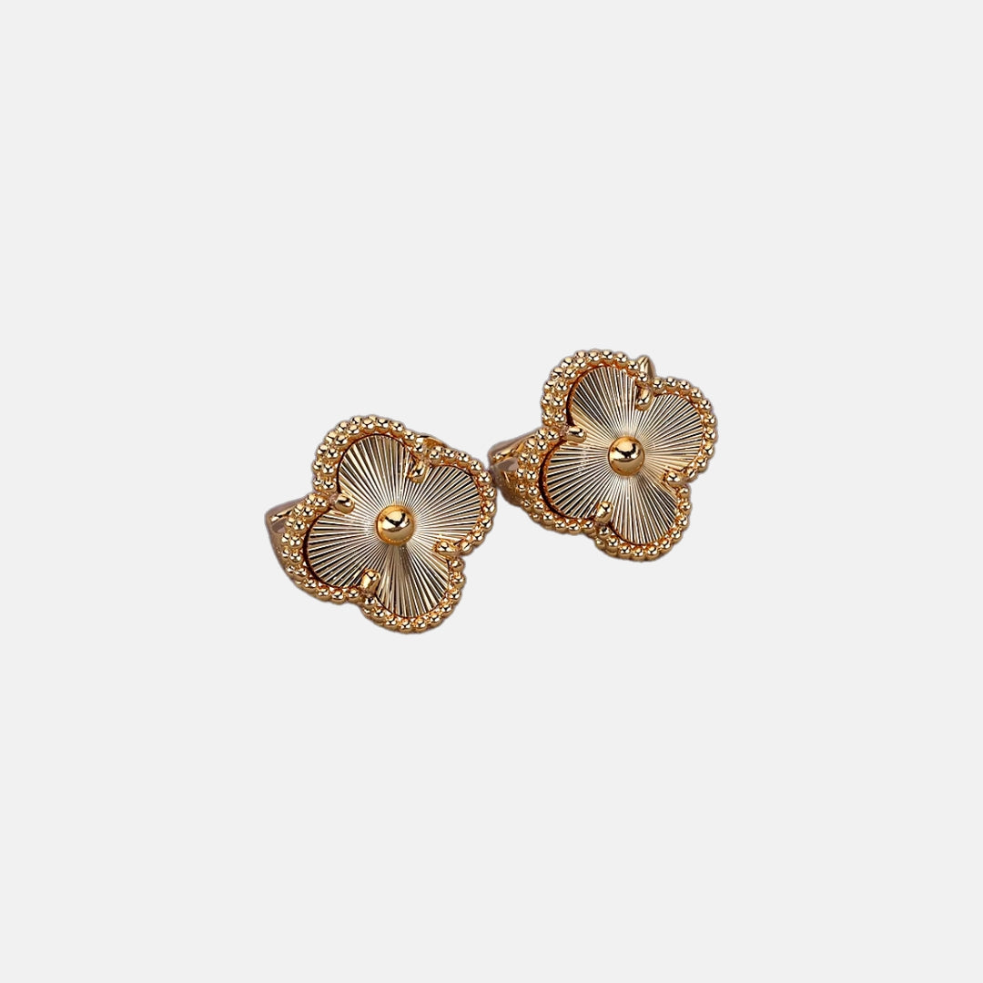 Four-Leaf Clover Stud Earrings