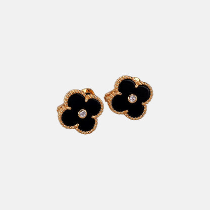 Four-Leaf Clover Stud Earrings