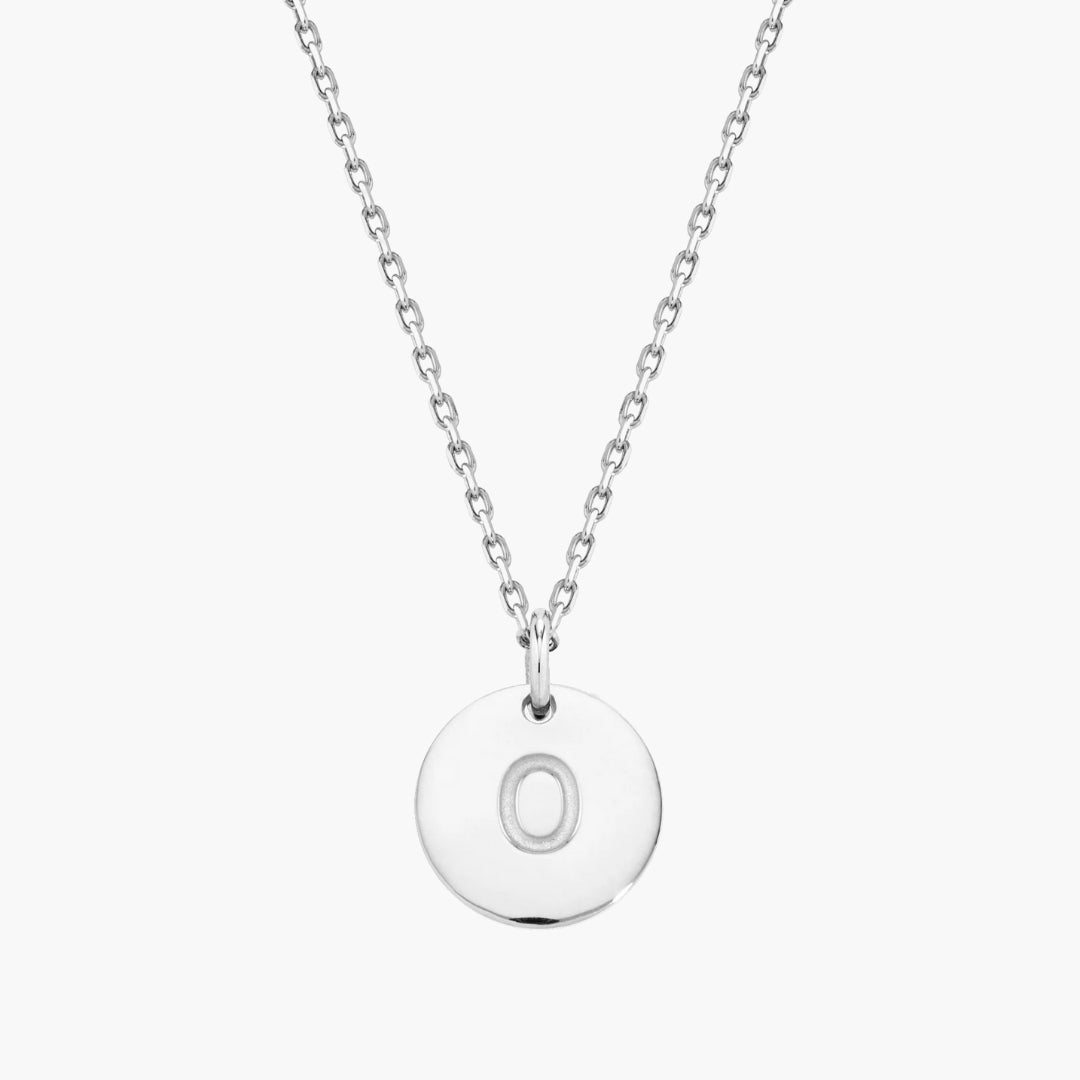 Initial Letter Pendant Necklace