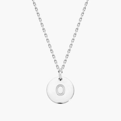 Initial Letter Pendant Necklace