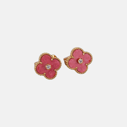 Four-Leaf Clover Stud Earrings