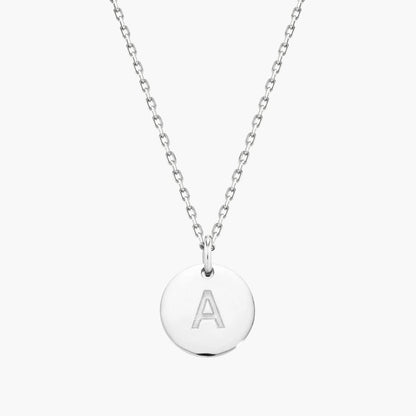 Initial Letter Pendant Necklace