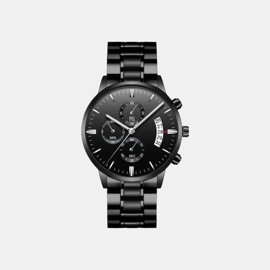 Classic Obsidian Chronograph Watch