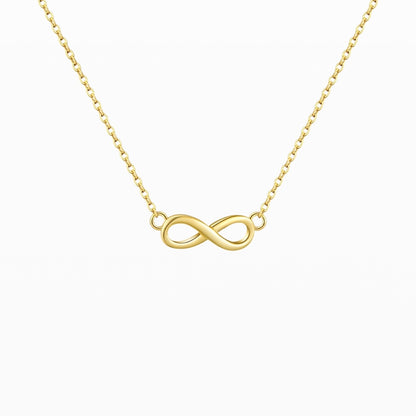 Slim Infinity Pendant Necklace