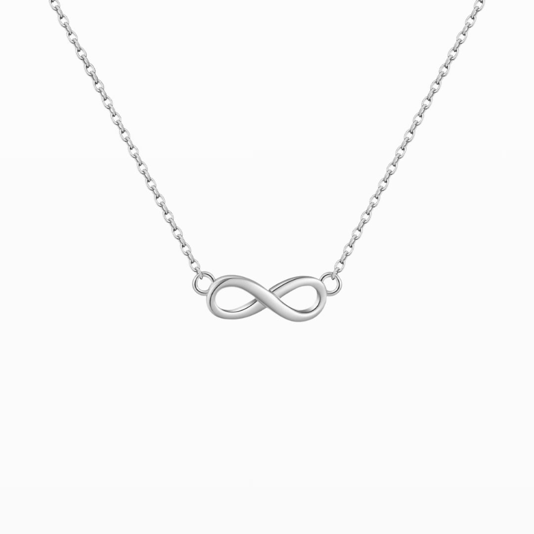 Slim Infinity Pendant Necklace