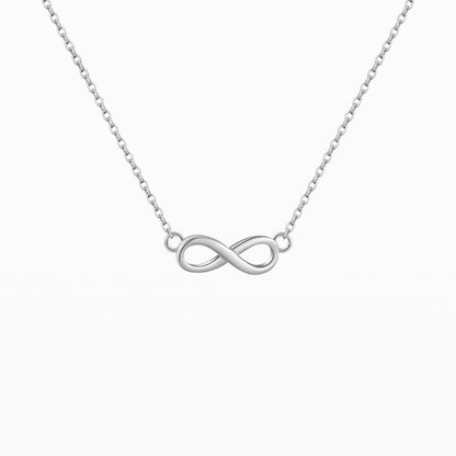 Slim Infinity Pendant Necklace