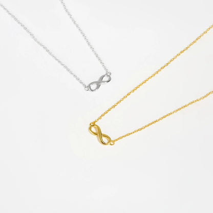 Slim Infinity Pendant Necklace
