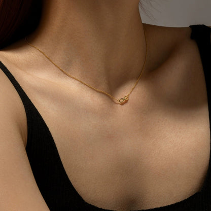 Slim Infinity Pendant Necklace