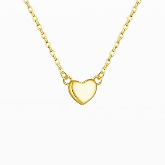 Slim Heart Pendant Necklace
