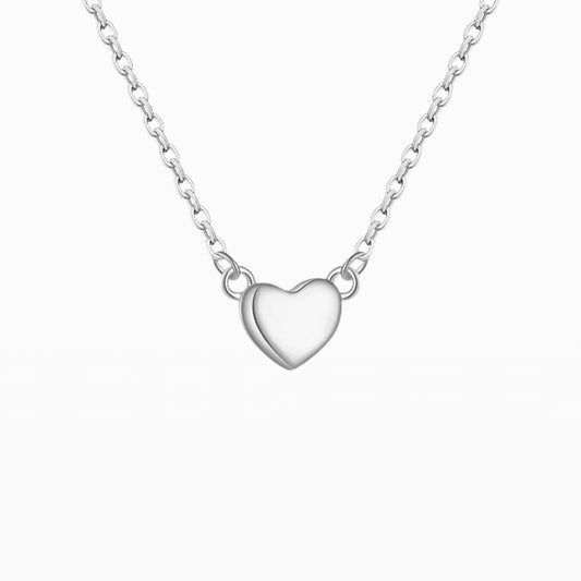 Slim Heart Pendant Necklace