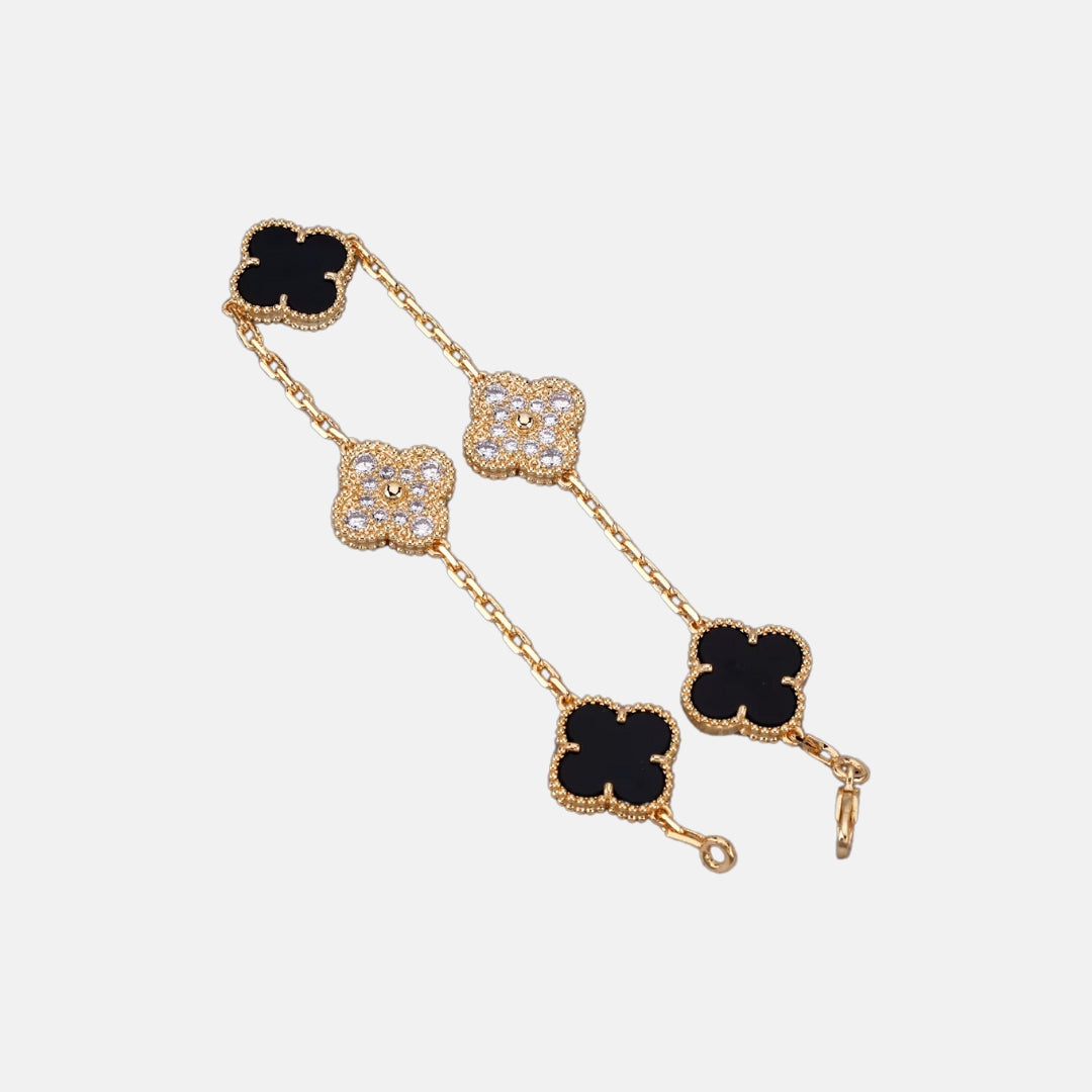 Hybrid Four-Leaf Clover Bracelet