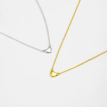 Slim Heart Pendant Necklace