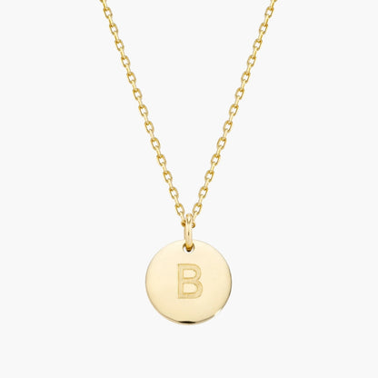 Initial Letter Pendant Necklace