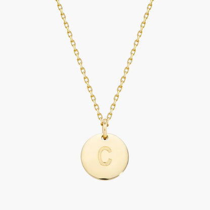 Initial Letter Pendant Necklace