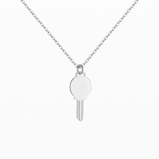 Slim Key Pendant Necklace