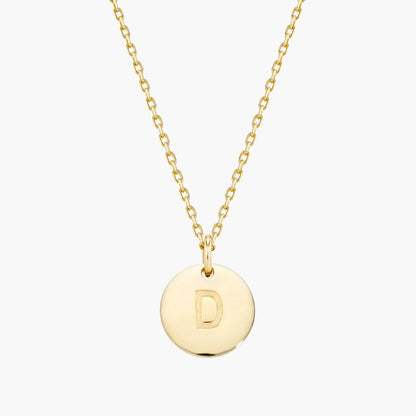 Initial Letter Pendant Necklace