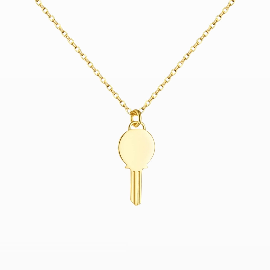 Slim Key Pendant Necklace