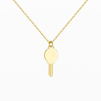 Slim Key Pendant Necklace