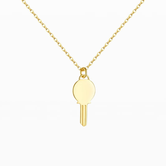 Slim Key Pendant Necklace