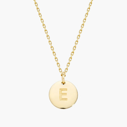 Initial Letter Pendant Necklace