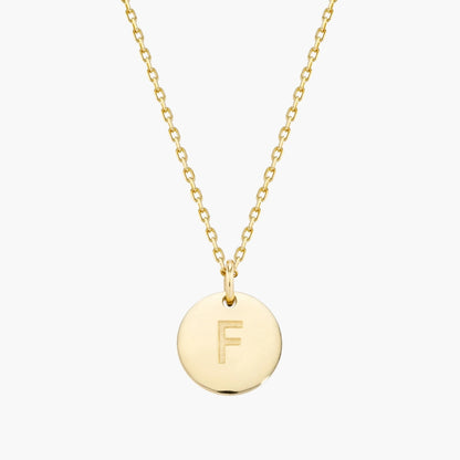 Initial Letter Pendant Necklace
