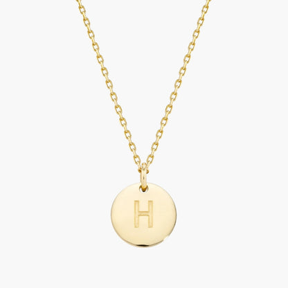 Initial Letter Pendant Necklace