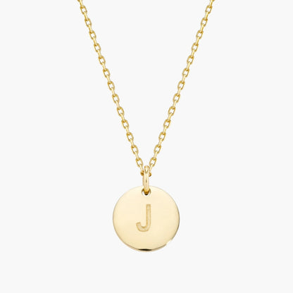 Initial Letter Pendant Necklace
