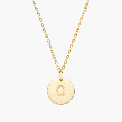 Initial Letter Pendant Necklace