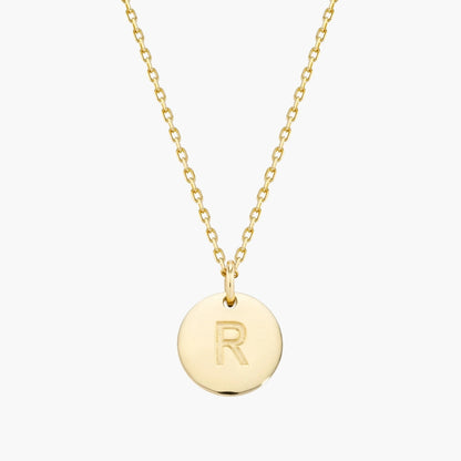 Initial Letter Pendant Necklace