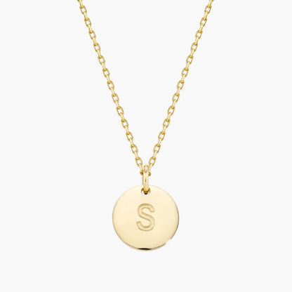 Initial Letter Pendant Necklace
