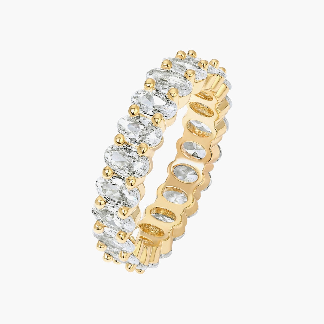 Oval Eternity Band