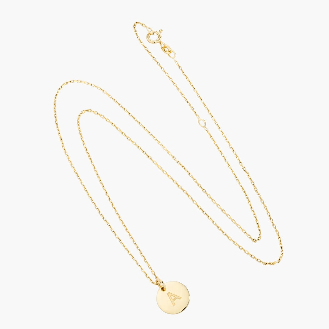 Initial Letter Pendant Necklace