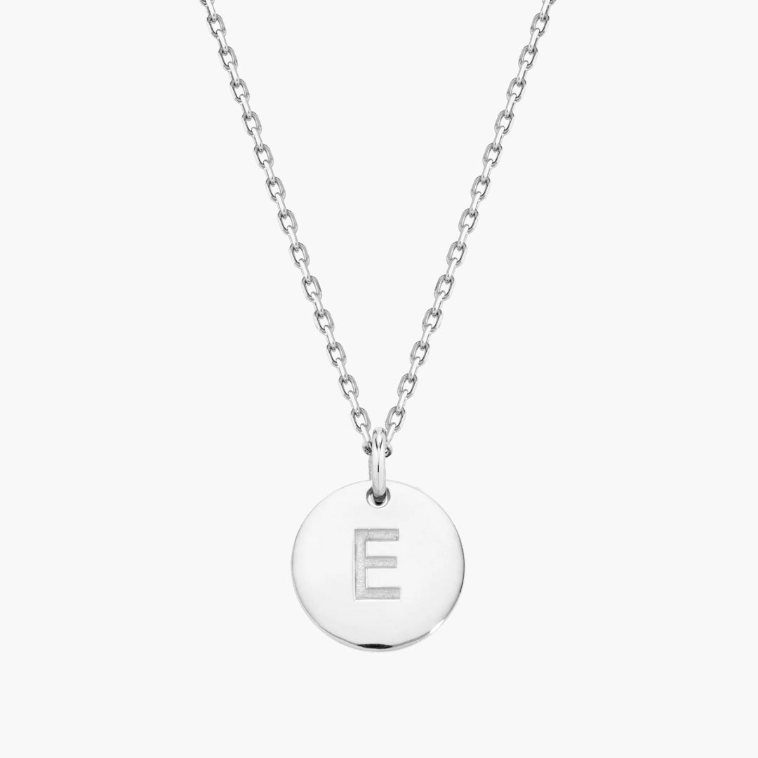 Initial Letter Pendant Necklace