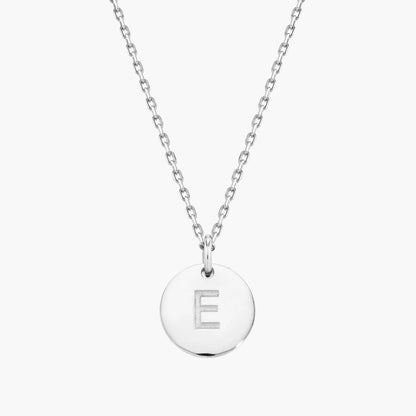 Initial Letter Pendant Necklace