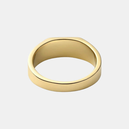 Classic Geometric Signet Ring