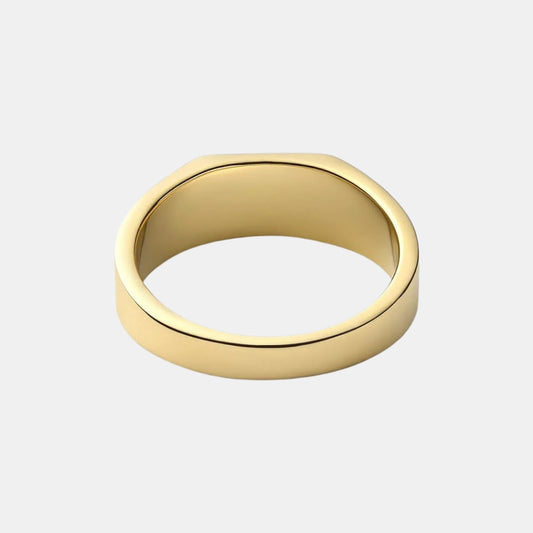 Classic Geometric Signet Ring