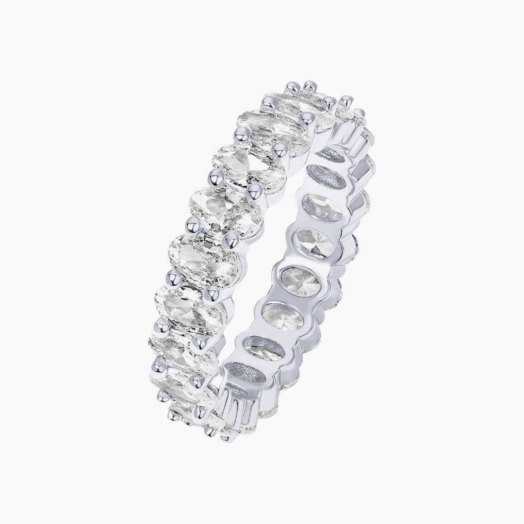 Oval Eternity Band