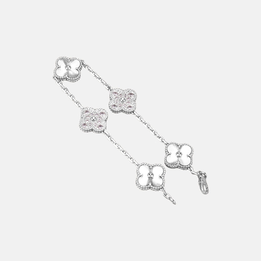 Hybrid Four-Leaf Clover Bracelet