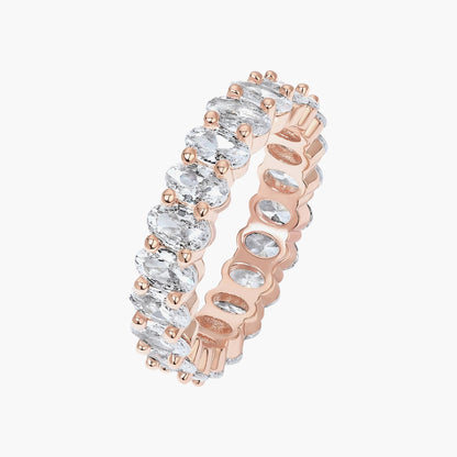 Oval Eternity Band